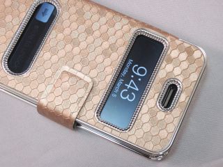   Luxury Synthetic Leather Magnetic Flip Case Cover for iPhone 4 4G 4S