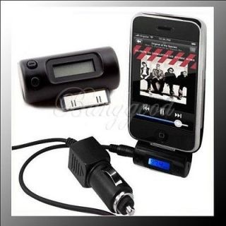 FM Transmitter  Player + Car Charger for iPhone 4S 4G 3G 3GS iPod 