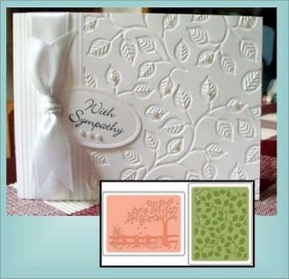Fall Set Universal Embossing Folder Set by Sizzix for all Standard 