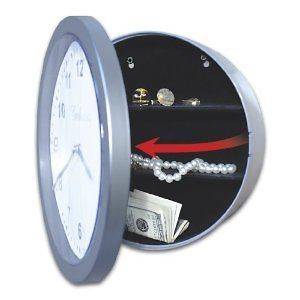   Embassy JB4985 Wall Clock With Hidden Secret Safe for Security Jewelry