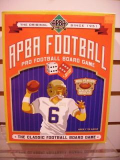 APBA Football Board Game New 1985 Teams Bears NFL