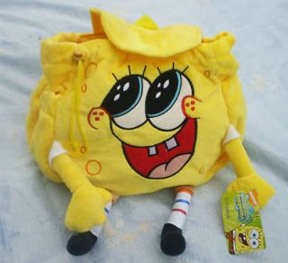 Smiling Yellow SpongeBob SquarePants children Backpack kids book bag