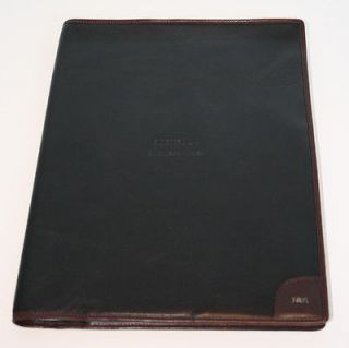 Portfolio A4 2 pocket Notebook Black by Nava Milano New
