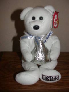 Ty/ Exc./ Hersheys HugsyKiss Bear 100th Year