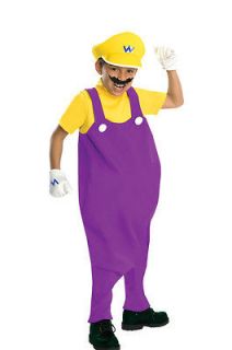 Boys Child Super Mario Brothers Deluxe Wario Inflatable Belly Bad Guy 