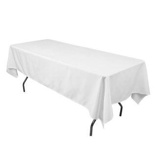 60 x 102 in. Polyester Tablecloth For Wedding Kitchen or Reception