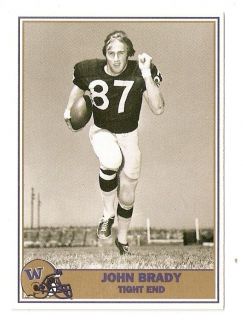  Brady Washington Huskies Football Greats Football Trading Card #88