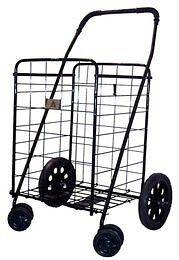   Duty Grocery Shopping Cart FOLDING Laundry Swivel Wheels Easy Movin