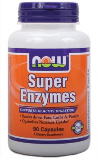 Super Enzymes 90 Caps, NOW FOODS, Digestive Support