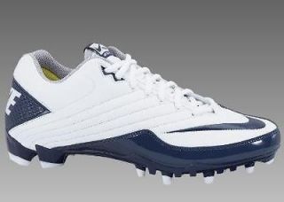   super speed TD low football/lacro​sse rugby cleat/cleats white navy