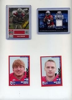   2006 HEISMAN TROPHY 2 EACH GAME USED OHIO STATE FOOTBALL JERSEY CARDS