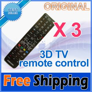 3Pcs ALL Samsung 3D PLASMA/ LCD/LED TV Remote Control BN59 01054A