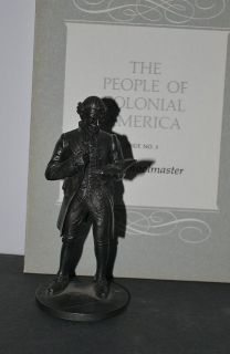 Pewter Franklin Mint People Colonial America Figurines The 