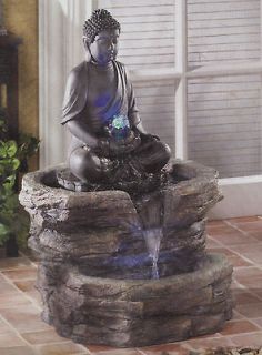 Zen Buddha In Repose Serenity Fountain