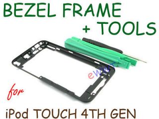 Middle Mid Frame Bezel Repair Part Unit + Tools for iPod Touch 4th Gen 