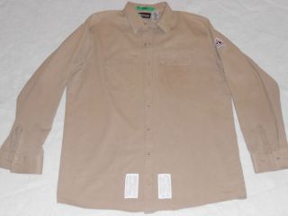 FRC (Flame Resistant Clothing) Used Khaki Shirts (Sizes Small 5XL)