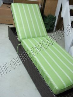 Frontgate Outdoor Chaise lounge cushion double piped deluxe topside 