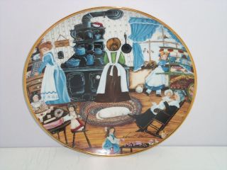   Sweets Kids Old Stove Collector Plate Franklin Mint COA Karyn Bell