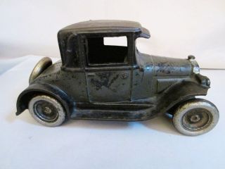 Antique Arcade Cast Iron Chevy Coupe Toy Car, Numbered S14 and 48