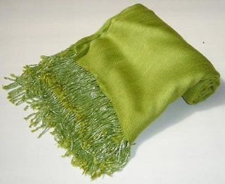 lime green scarf in Clothing, 