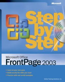 Microsoft Office Frontpage 2003 by Online Training w CD