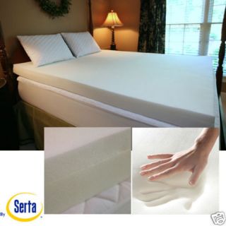 Serta 4 Memory Foam Bed Mattress Topper Sleep FULL
