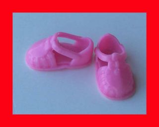 BARBIE KELLY & FRIENDS DOLL CLOTHING ACCESSORIES PINK SANDALS DRESS 
