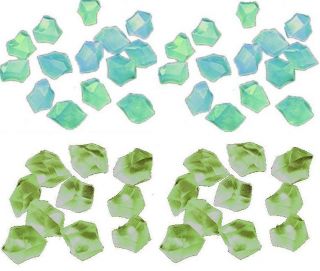 36 Acrylic Cubes  Glow In The Dark (Green or Blue)