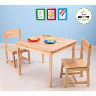   Aspen Kids Wooden Table and Chairs Set Childs Nursery Furniture