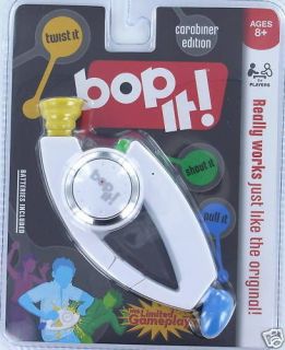 BOP IT Handheld Electronic Game Carabiner Edition Travel Portable Bop 