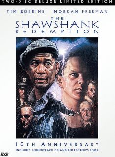 THE SHAWSHANK REDEMPTION 2 Disc Deluxe LE w  Book & CD New & Sealed 