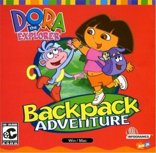   Dora the Explorer Backpack Adventure PC CD ROM Windows 98,Me,XP & Mac
