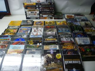 Lot Of 108 PC Games WholeSale CD Rom Diablo Painkiller Massive