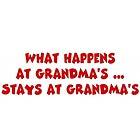 What Happens At Grandmas Cute Kids Apron For Child