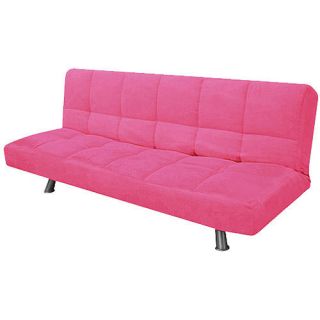   Mini Futon Lounger Sofa Bed Dorm Furniture PICK COLOR NEW Microfiber