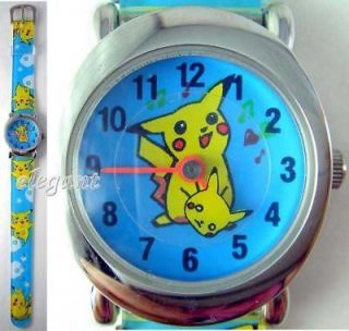 Pikachu Pokemon Monsters Quartz Wrist Kids Watch