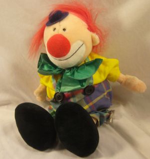 EUC Vintage Heritage Collection Ganzbros Clown 16 Red Nose Plaid 