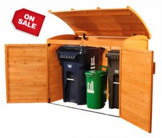 Outdoor Trash Can Storage Shed Garbage Recycling Center