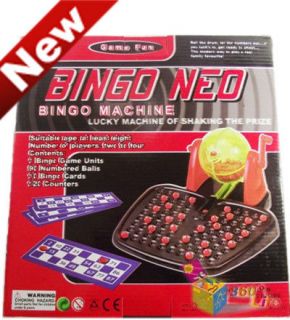 family fun&games bingo machine lucky machine of shaking the prize 
