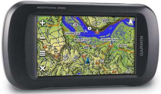 GARMIN Montana 650t Handheld GPS Receiver Topo Maps 010 00924 02 