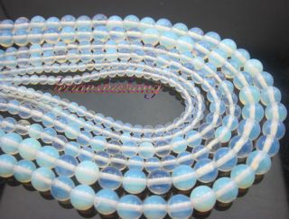   Lots 100Pcs Opal Moonstone Gemstone Round Loose Beads 4/6/8/mm #Z144