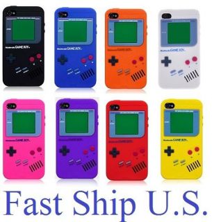 iPHONE4 4S Gameboy Game Boy silicone case cover IPHONE4 4S 9 Colors 