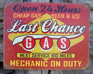 antique gas station signs in Collectibles