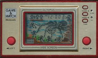 USED Nintendo Game & Watch OCTOPUS JAPAN GW G and W import Japanese