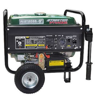 Pentagon Tools Twister 4400 Gas Portable Generator 7 HP OHV Electric 