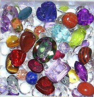   Lot of 25 carats natural faceted and Cabochon Gemstones Birth stones