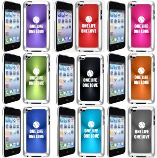 Apple iPod Touch 4th Generation Hard Case One Life One Love Baseball 