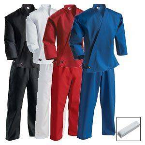 Century Martial Arts Uniform Gi (White,Black,Red,Blue)