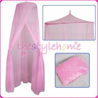 PRINCESS GIRLS BABY PINK BED CRIB TENT CANOPY MOSQUITO NET