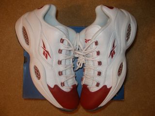 ALLEN IVERSON VERY RARE BRAND NEW PAIR LOW TOP QUESTIONS 1 OF 1